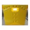 Flipside Corrugated Postal Storage Tote, 18-1/4 in L x 13-1/4 in W x 11-3/5 in H, Yellow, Plastic, 4 PK 40142 - alternate 4